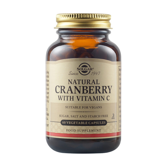 Solgar Cranberry Extract with Vitamin C - 60 vegan caps
